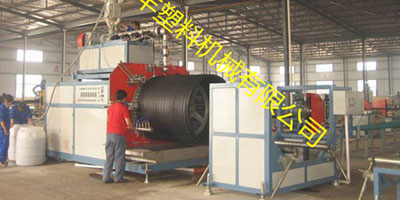 雙平壁鋼塑纏繞管生產線